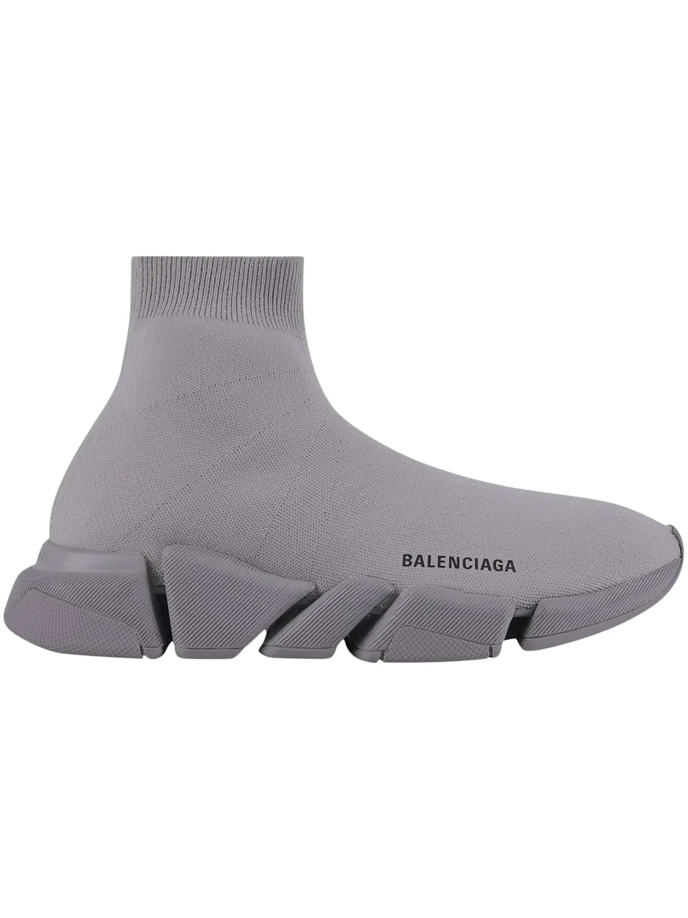 Кроссовки мужские Balenciaga Speed 2.0 трикотажные, slip-on — изображение 1 из 1, серый/серый