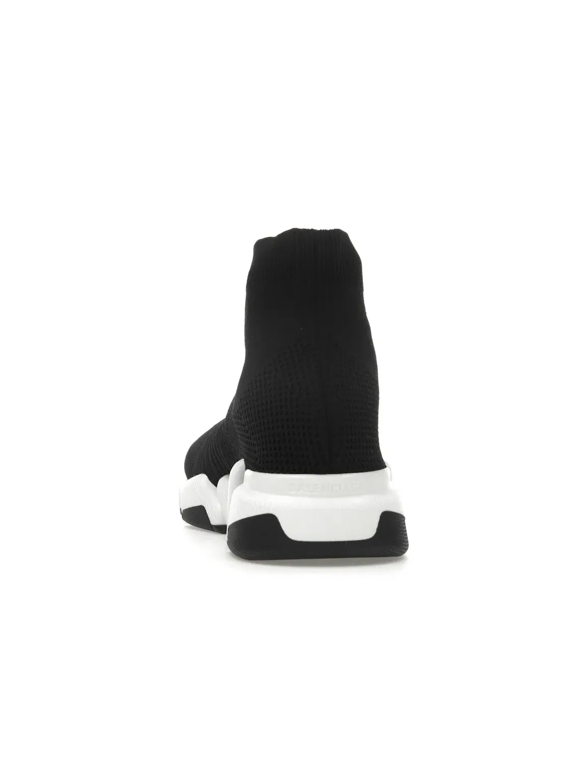 Кроссовки мужские Balenciaga Speed 2.0 Lace Up, текстиль — изображение 4 из 4, черный/белый
