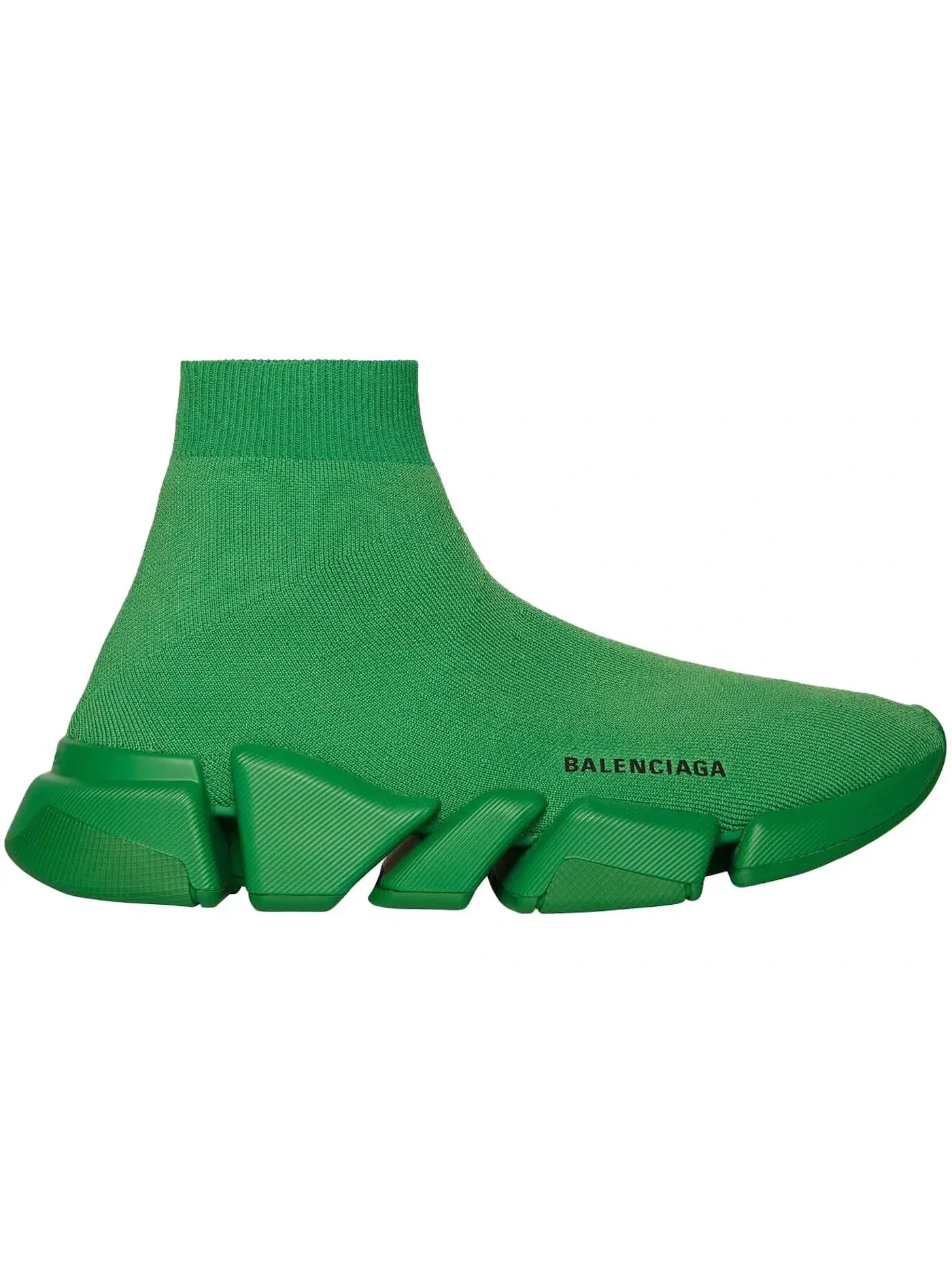 Кроссовки мужские Balenciaga Speed 2.0 Monochrome Recycled Knit — изображение 1 из 1, зеленый