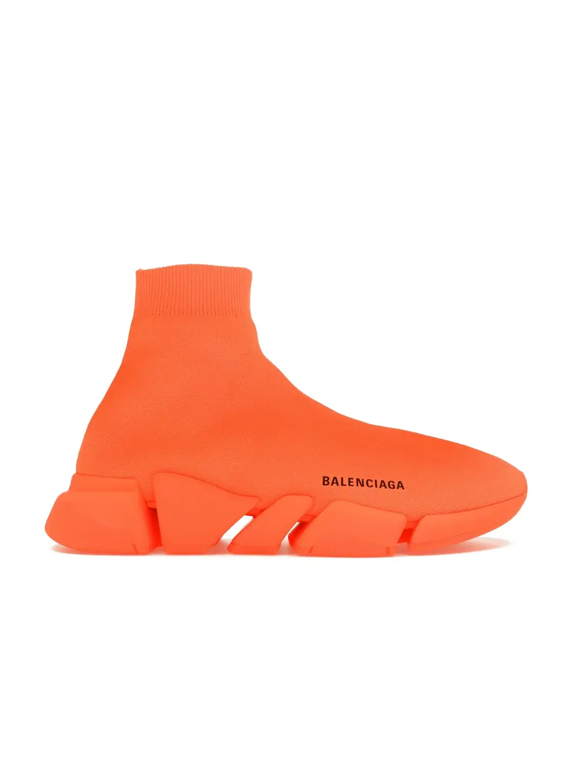 Кроссовки женские Balenciaga Speed 2.0 без шнурков — изображение 1 из 4, оранжевый