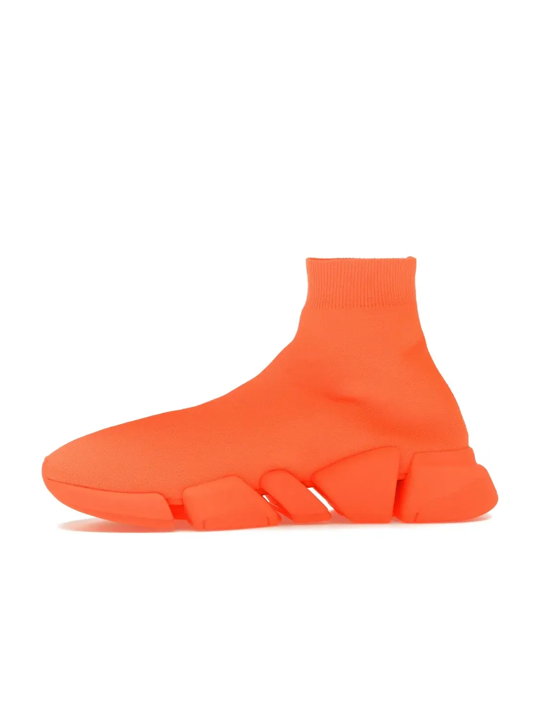 Кроссовки женские Balenciaga Speed 2.0 без шнурков — изображение 3 из 4, оранжевый