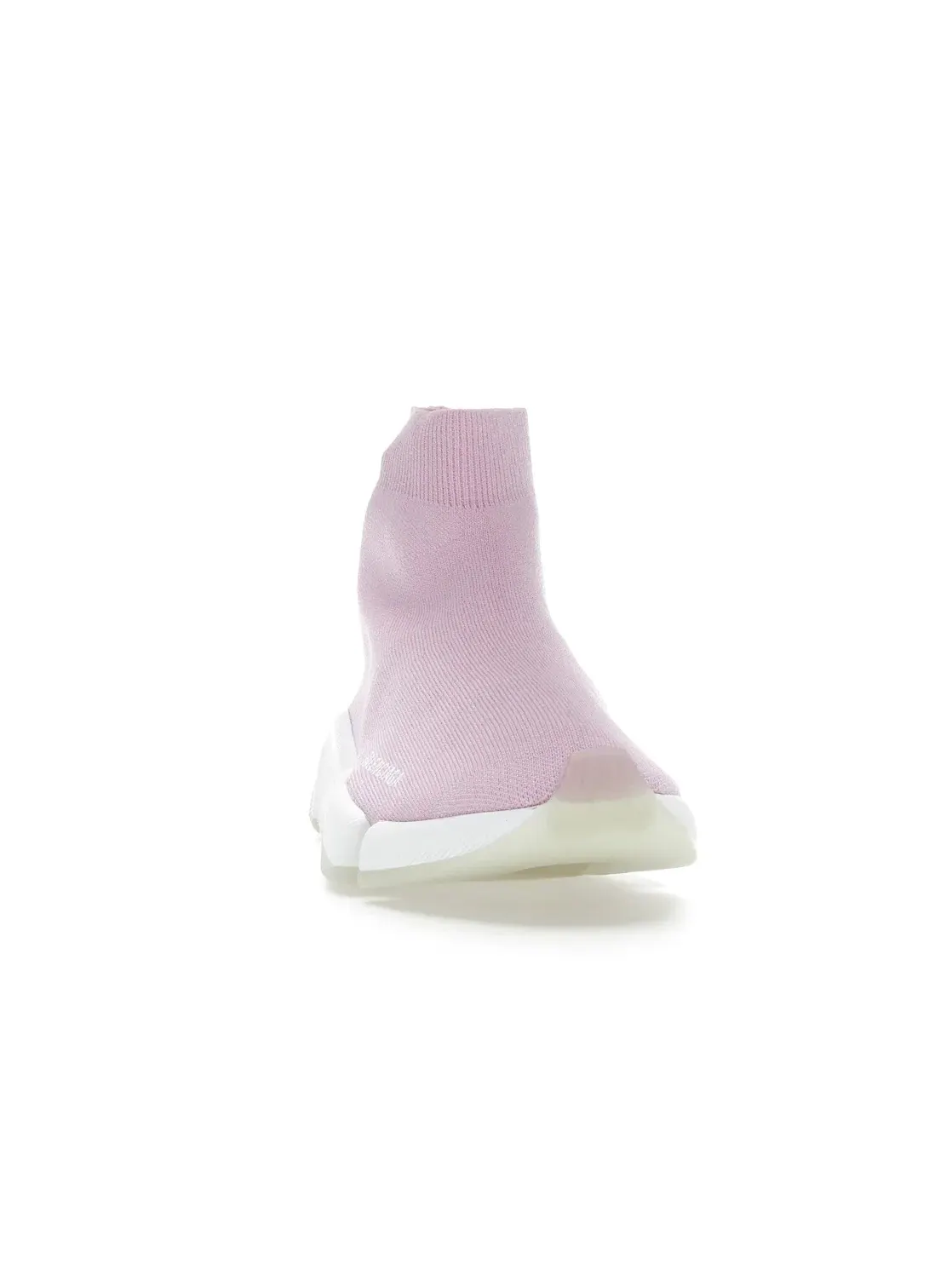 Кроссовки женские Balenciaga Speed 2.0, без шнурков — изображение 2 из 4, розовый белый
