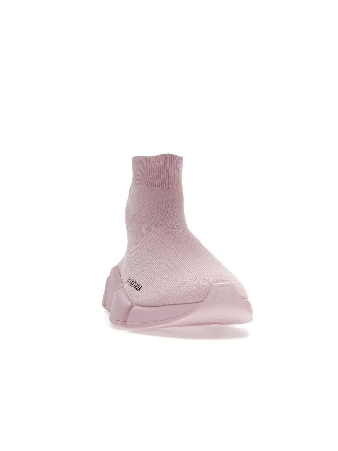 Кроссовки женские Balenciaga Speed 2.0 с принтом — изображение 2 из 4, розовый