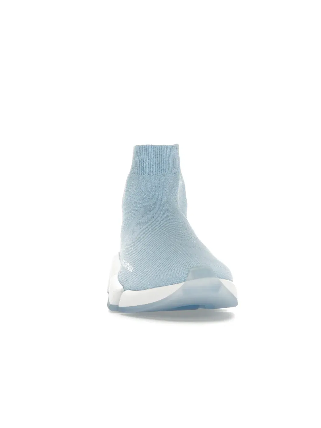 Кроссовки женские Balenciaga Speed 2.0 Recycled Biocolor Transparent, без шнурков — изображение 2 из 4, индиго/белый