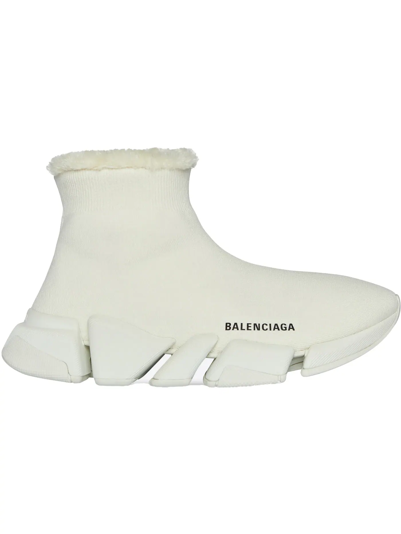 Кроссовки женские Balenciaga Speed 2.0 Recycled Knit — изображение 1 из 1, бежевый