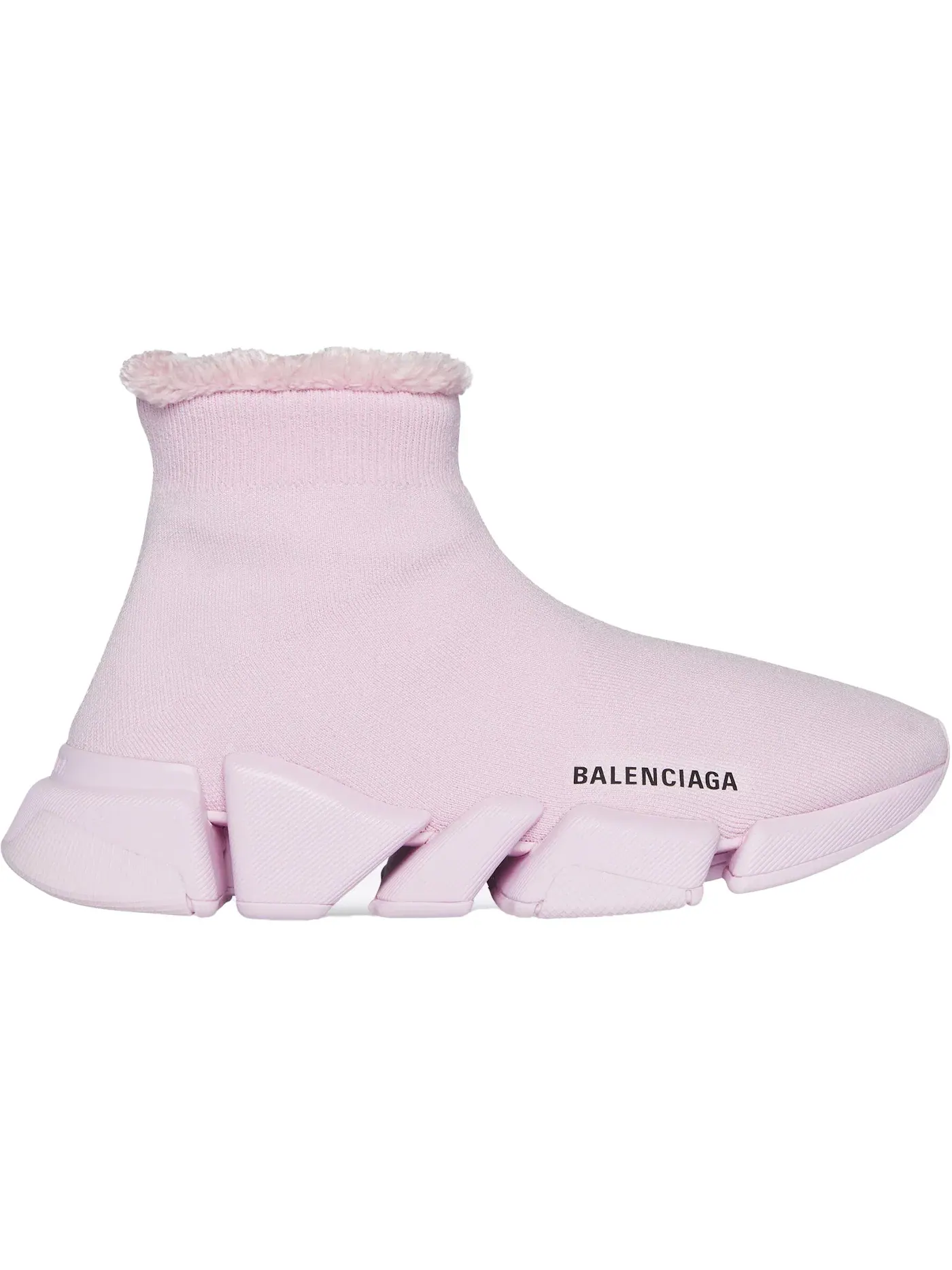 Кроссовки Balenciaga Speed 2.0 Recycled Knit, с принтом — изображение 1 из 1, розовый