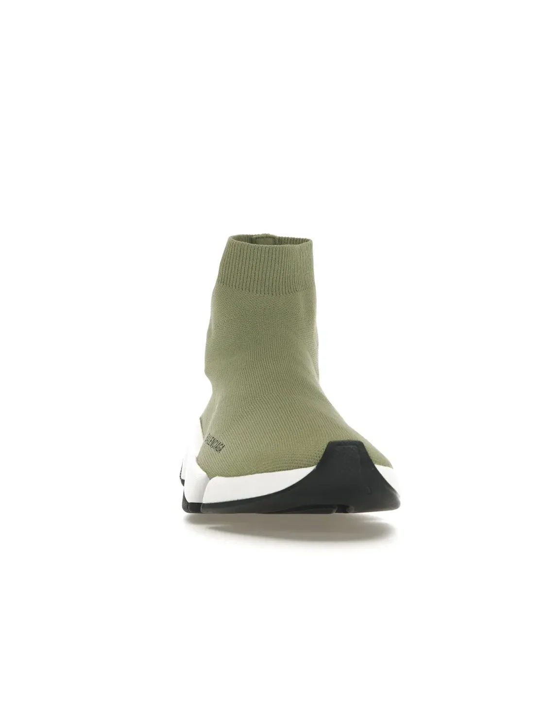 Кроссовки мужские Balenciaga Speed 2.0 Recycled Knit — изображение 2 из 4, зеленый черный