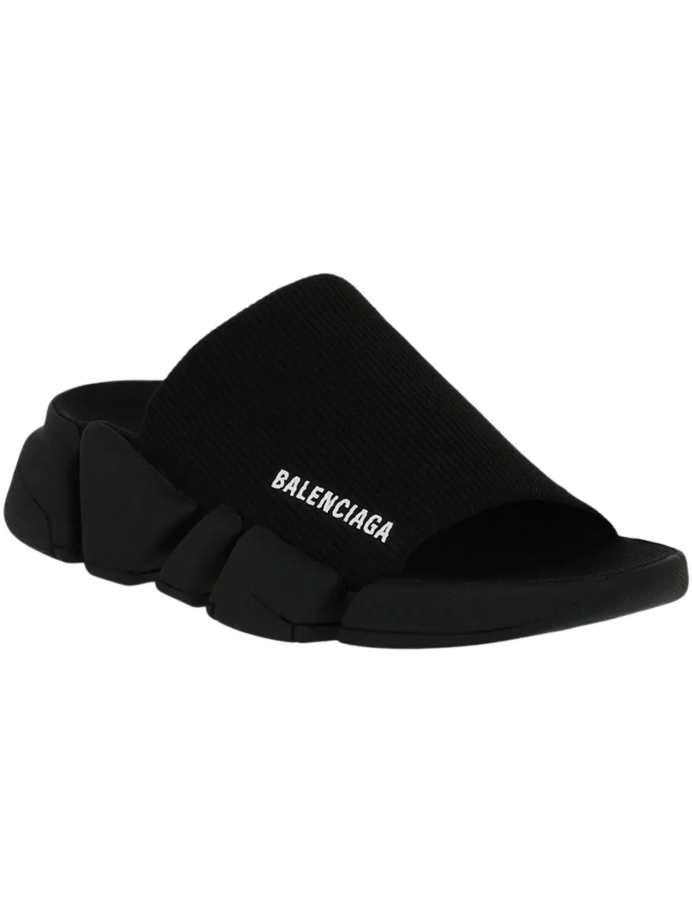 Шлепанцы женские Balenciaga Speed 2.0 Slides — изображение 2 из 3, черный