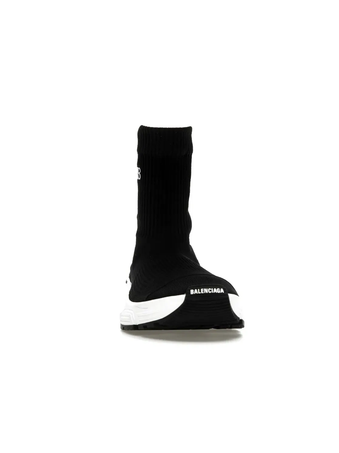 Кроссовки Balenciaga Speed 3.0 с принтом — изображение 2 из 4, черный/белый