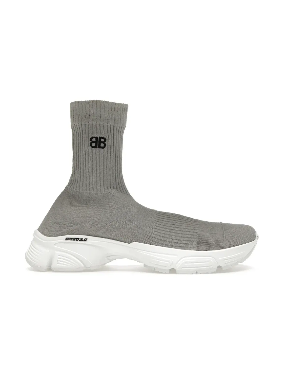 Кроссовки мужские Balenciaga Speed 3.0, с технологией амортизации — изображение 1 из 4, серый белый