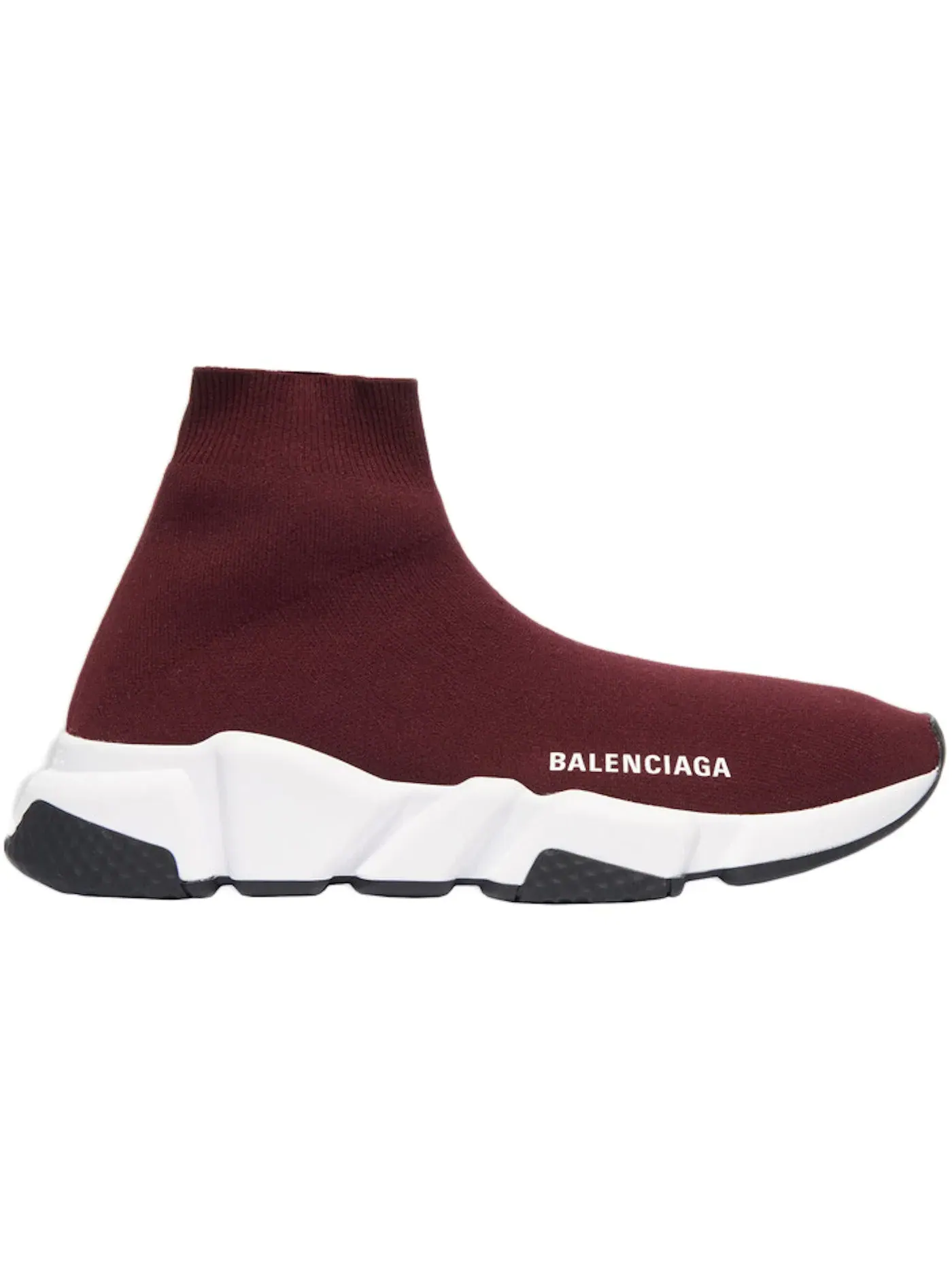 Кроссовки женские Balenciaga Speed, сетчатый верх — изображение 1 из 1, бордовый