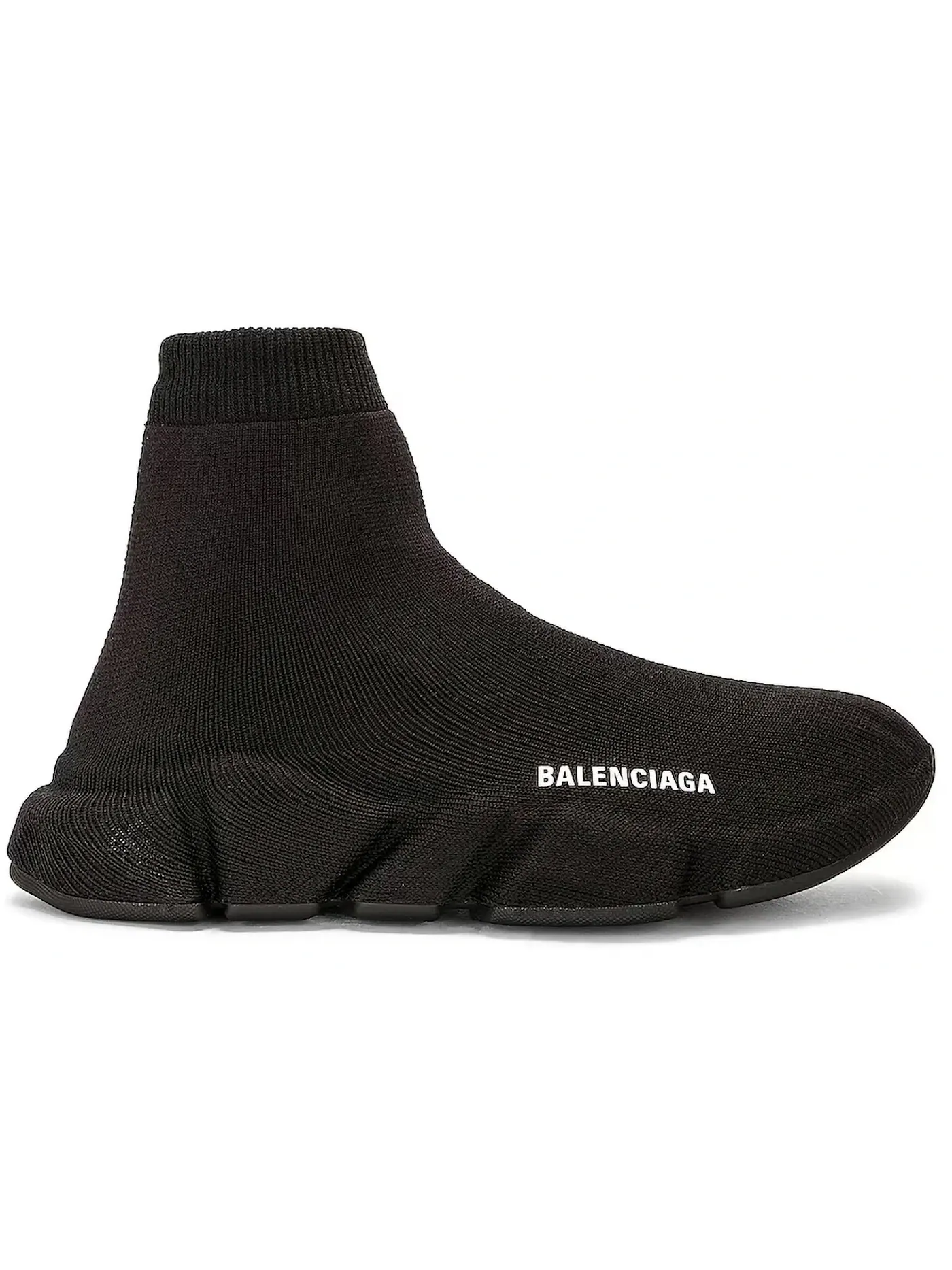 Кроссовки мужские Balenciaga Speed Full Knit, вязаный верх — изображение 1 из 1, черный/белый