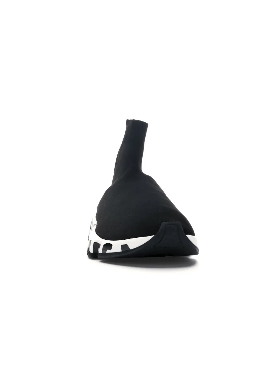 Кроссовки мужские Balenciaga Speed Graffiti Trainers, с принтом — изображение 2 из 4, черный/белый