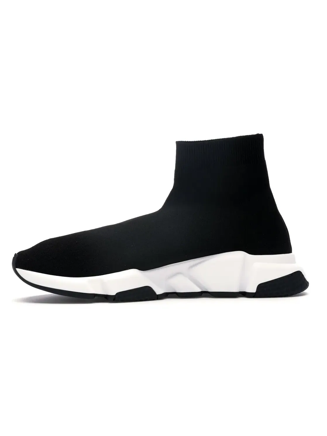 Кроссовки мужские Balenciaga Speed Graffiti Trainers, с принтом — изображение 3 из 4, черный/белый