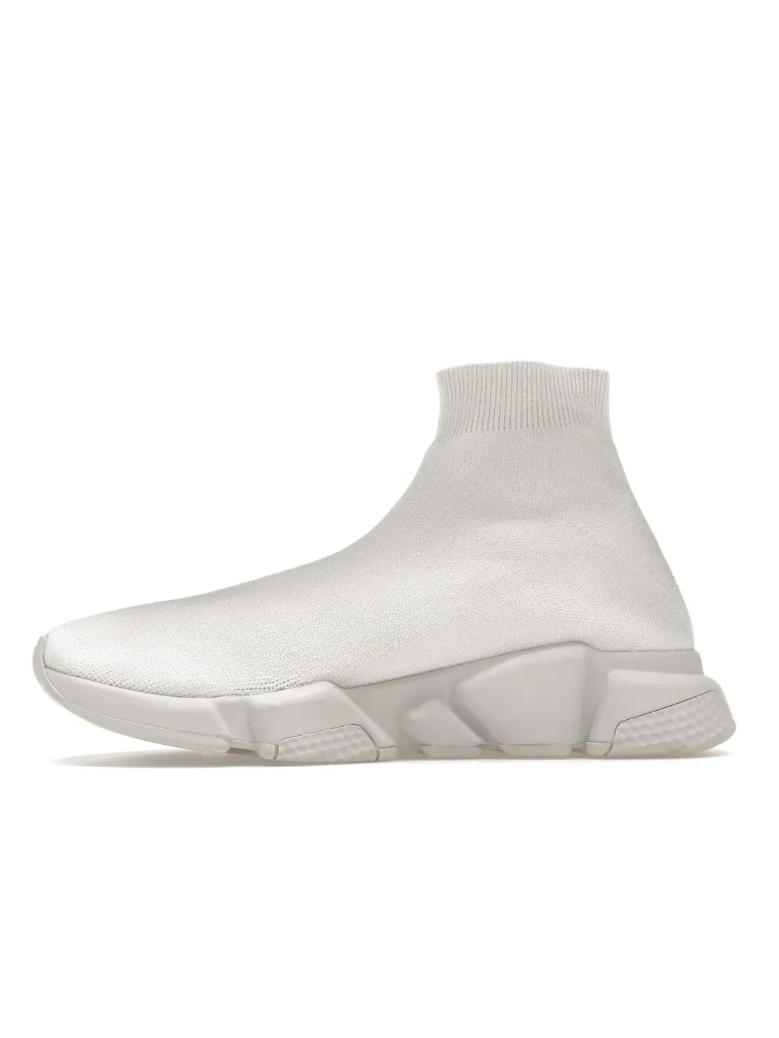 Кроссовки мужские Balenciaga Speed Graffiti Trainers, с принтом — изображение 3 из 4, белый/черный