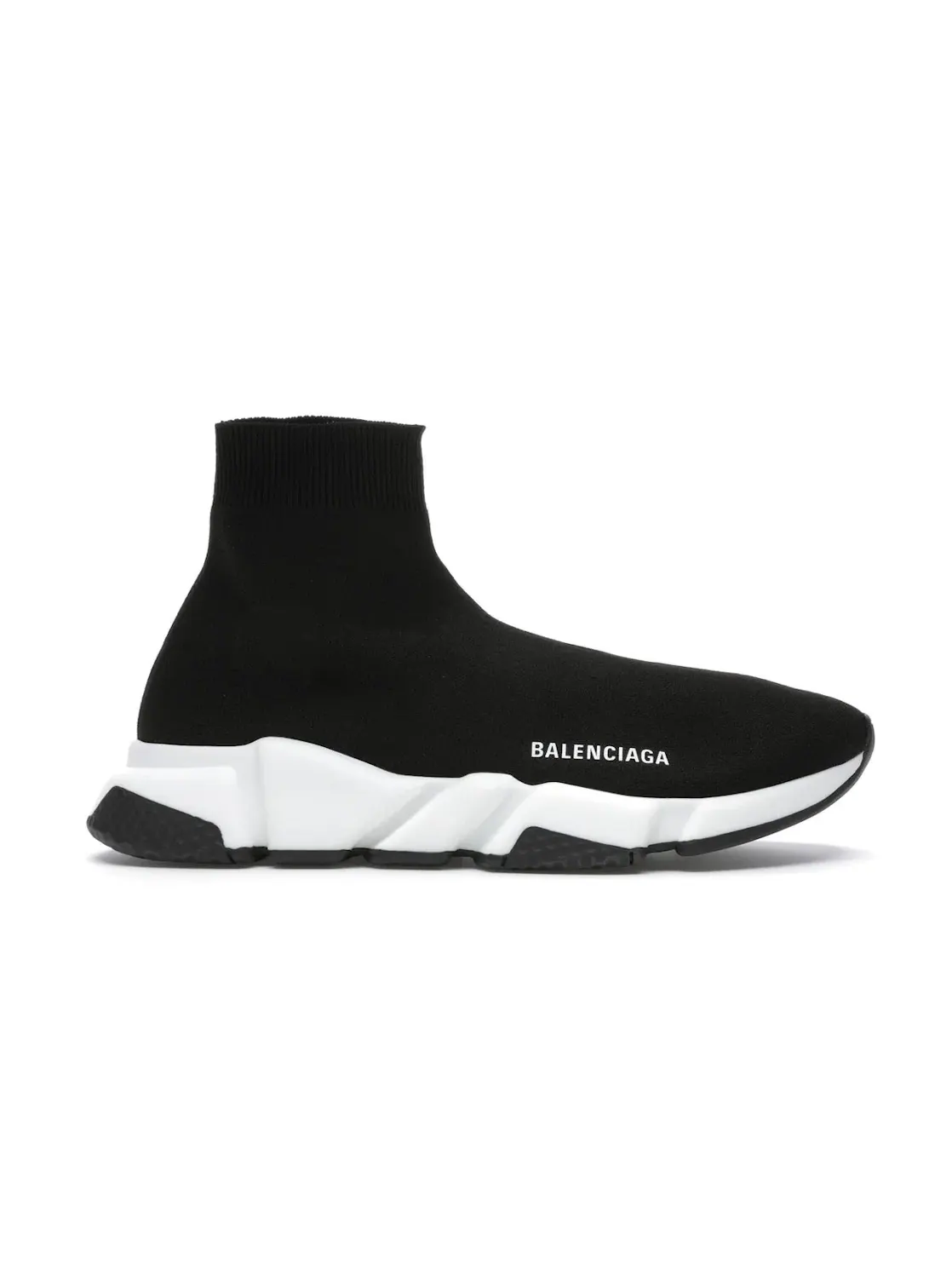 Кроссовки мужские Balenciaga Speed Knit High Black — изображение 1 из 4, черный