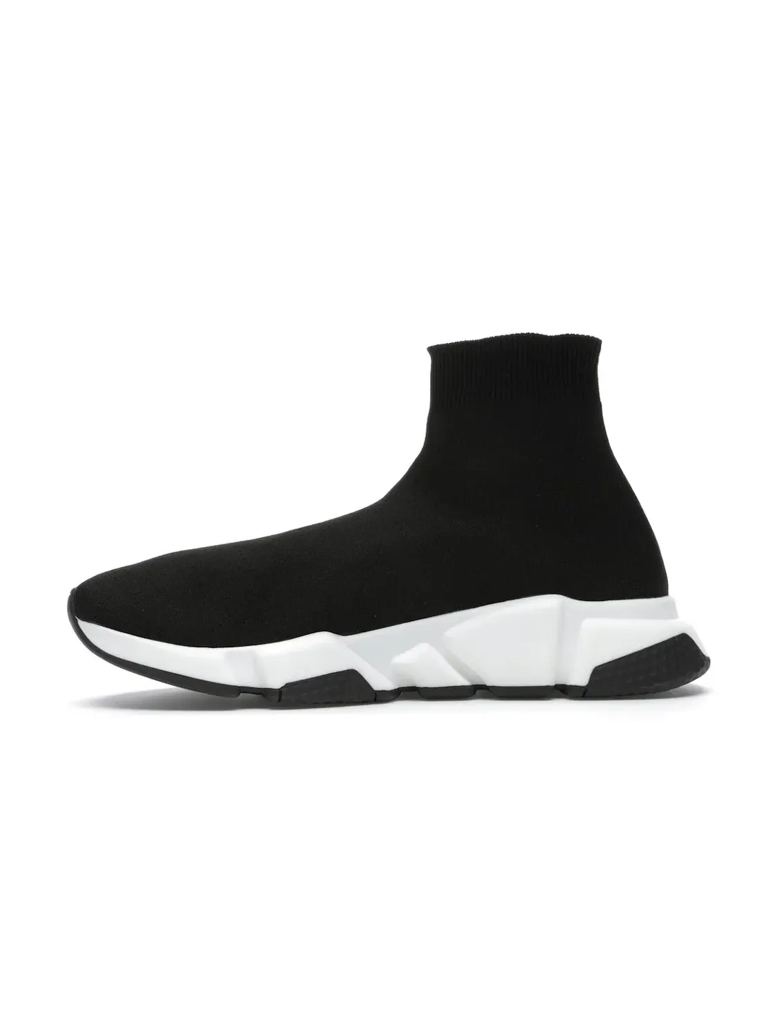 Кроссовки мужские Balenciaga Speed Knit High Black — изображение 3 из 4, черный