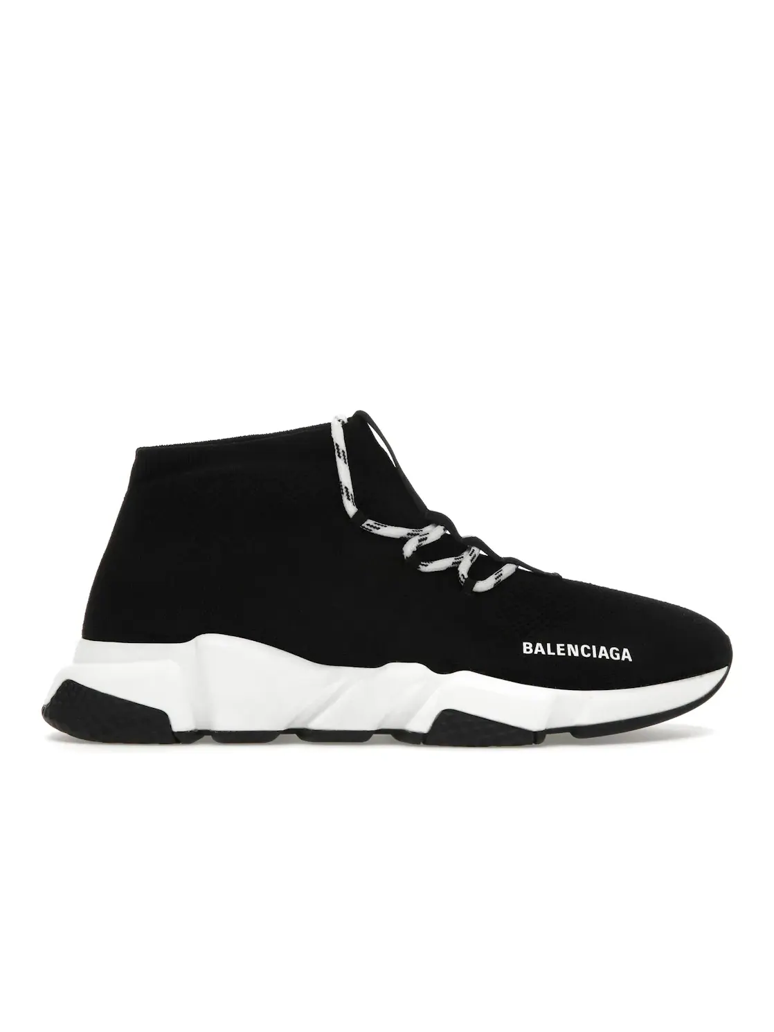 Кроссовки мужские Balenciaga Speed Lace Up, шнурованные — изображение 1 из 4, черный