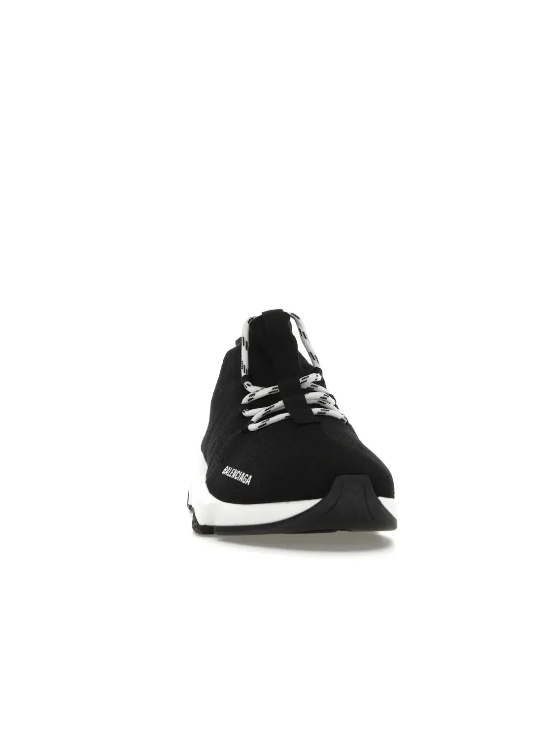 Кроссовки женские Balenciaga Speed Lace Up с принтом — изображение 2 из 4, черный
