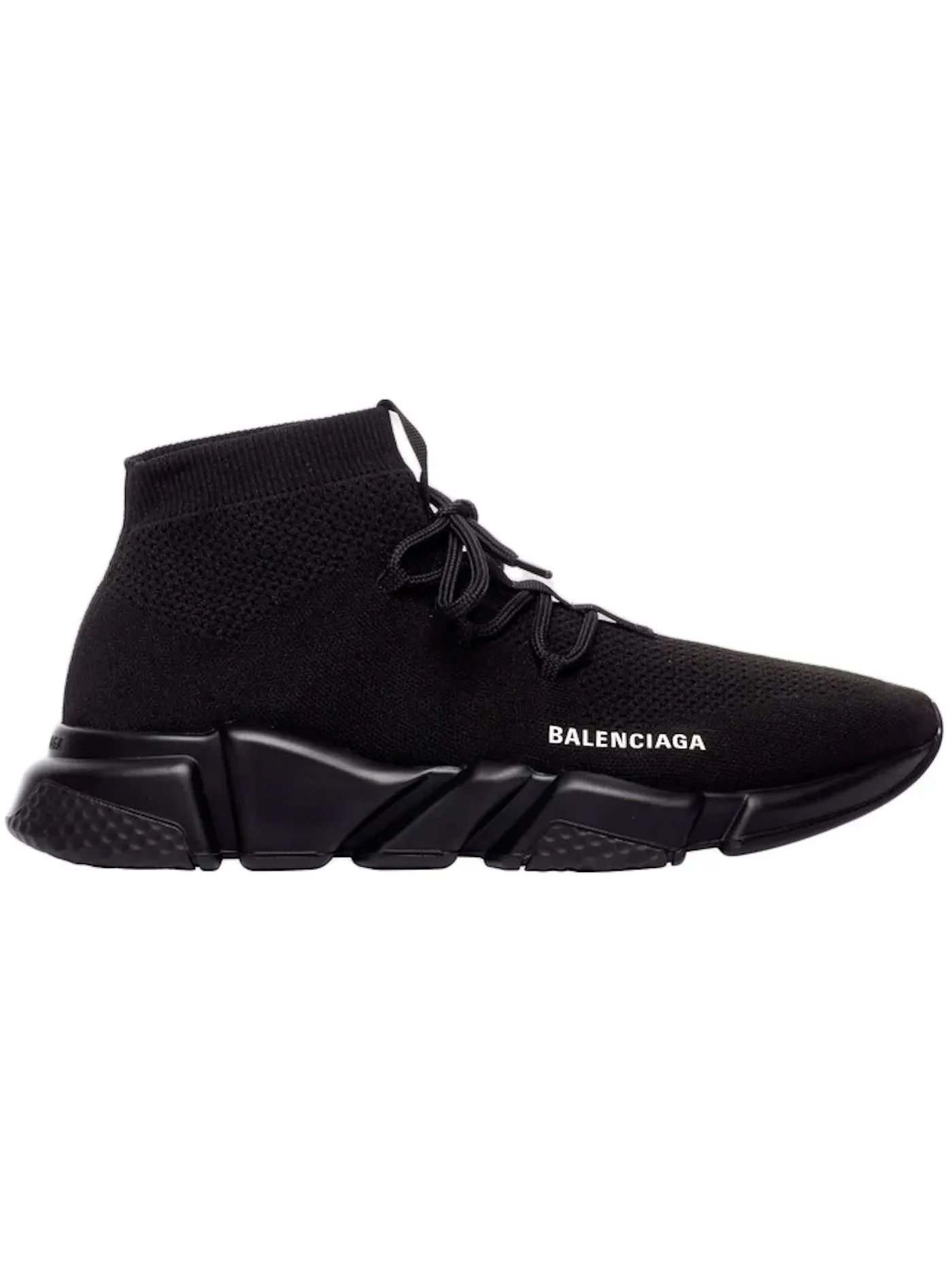 Кроссовки Balenciaga Speed Lace Up без шнуровки — изображение 1 из 1, черный