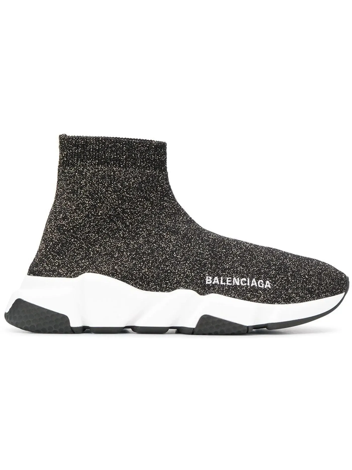 Кроссовки женские Balenciaga Speed Lurex Knit, с люрексом — изображение 1 из 1, серый