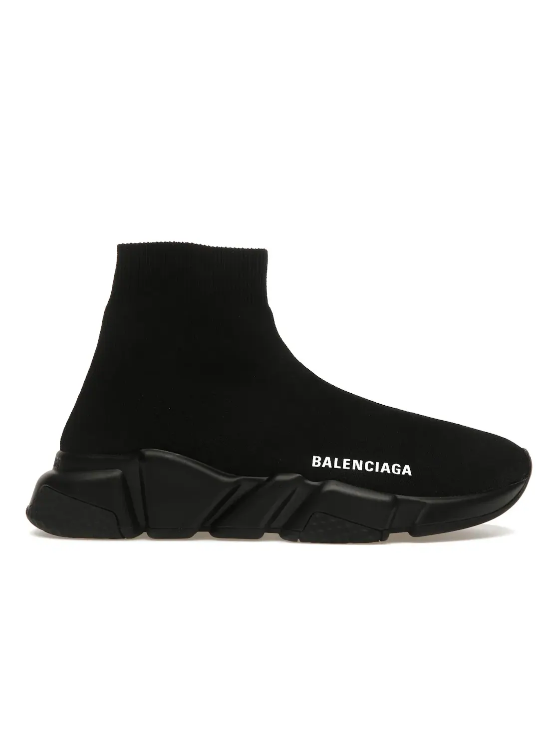 Кроссовки женские Balenciaga Speed Recycled, с принтом — изображение 1 из 4, черный