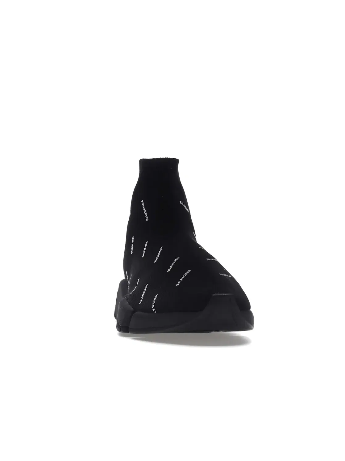 Кроссовки мужские Balenciaga Speed Trainer 2.0, с принтом логотипа — изображение 2 из 4, черный/белый