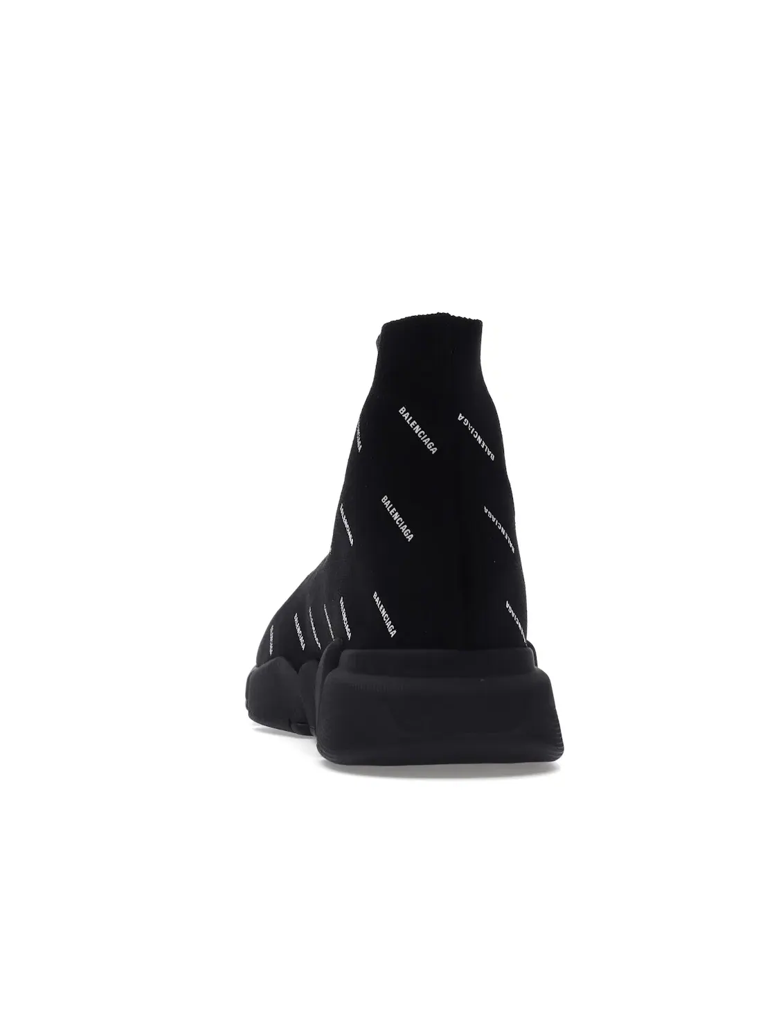Кроссовки мужские Balenciaga Speed Trainer 2.0, с принтом логотипа — изображение 4 из 4, черный/белый