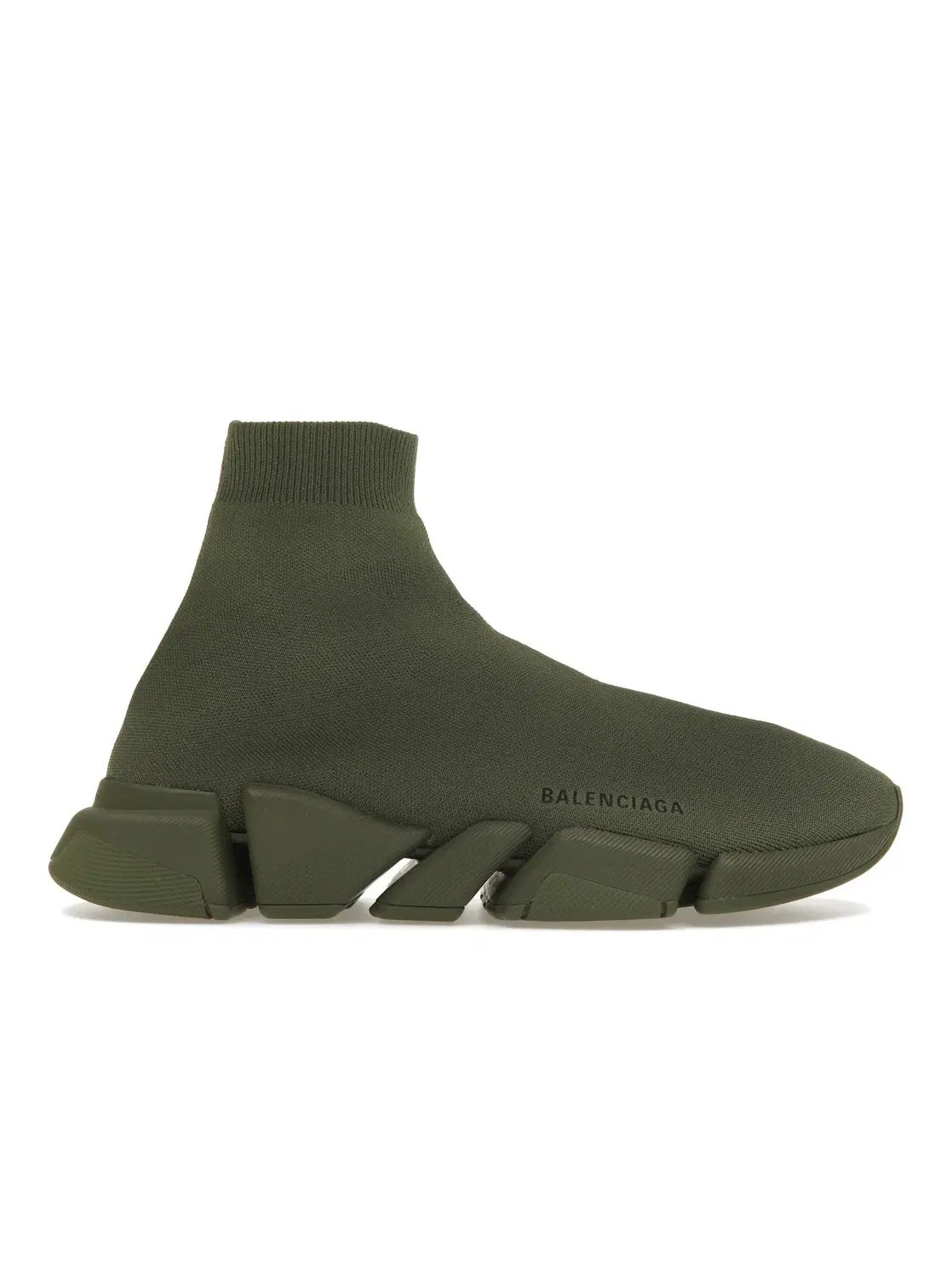 Кроссовки мужские Balenciaga Speed Trainer 2.0, сетчатый верх — изображение 1 из 4, зеленый