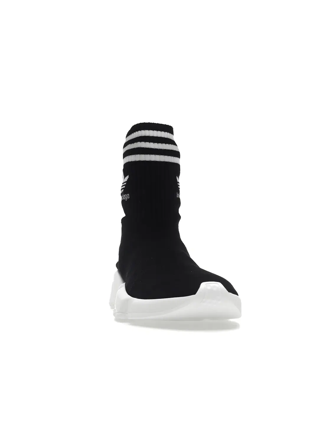 Кроссовки Balenciaga x Adidas Speed Trainer, с принтом — изображение 2 из 4, черный/белый