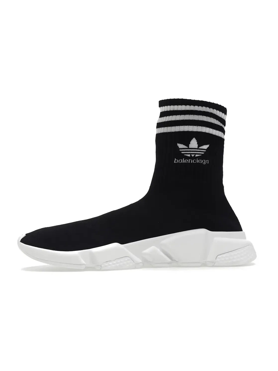 Кроссовки Balenciaga x Adidas Speed Trainer, с принтом — изображение 3 из 4, черный/белый
