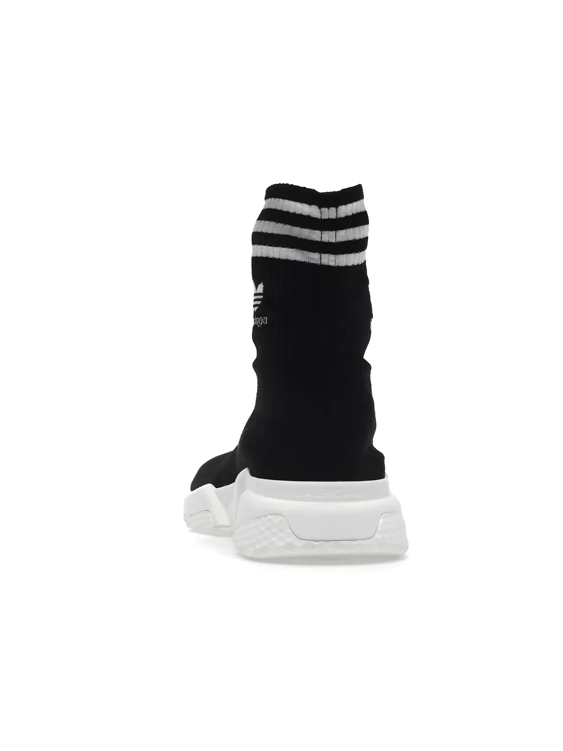 Кроссовки Balenciaga x Adidas Speed Trainer, с принтом — изображение 4 из 4, черный/белый