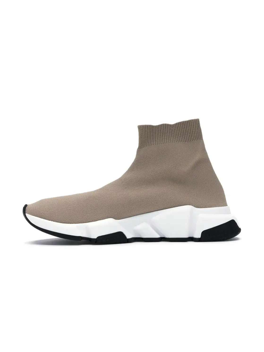 Кроссовки женские Balenciaga Speed Trainer с принтом — изображение 3 из 4, бежевый белый
