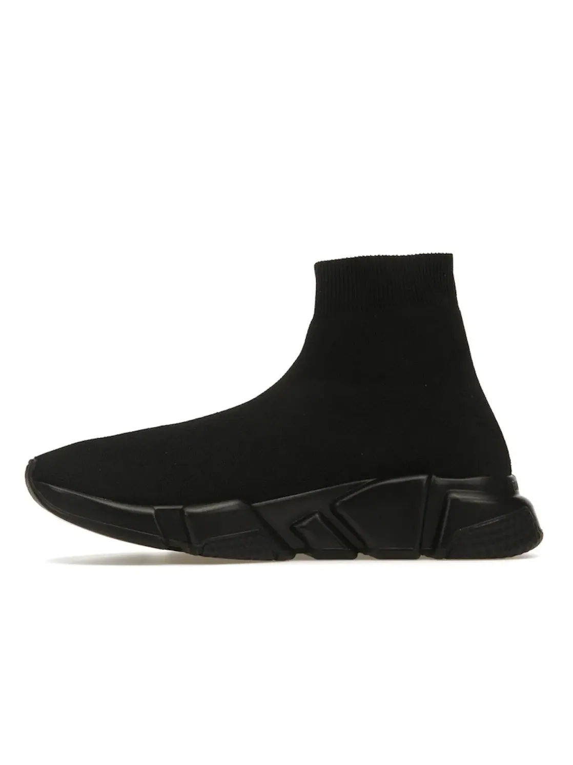 Кроссовки женские Balenciaga Speed Trainer без шнуровки — изображение 3 из 4, черный