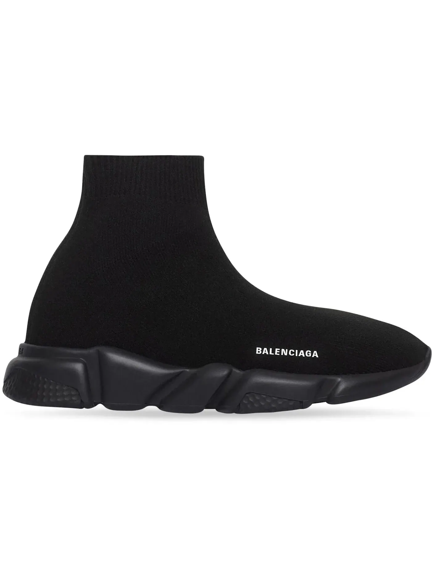 Детские кроссовки Balenciaga Speed Trainer, бесшовный трикотаж — изображение 1 из 1, черный