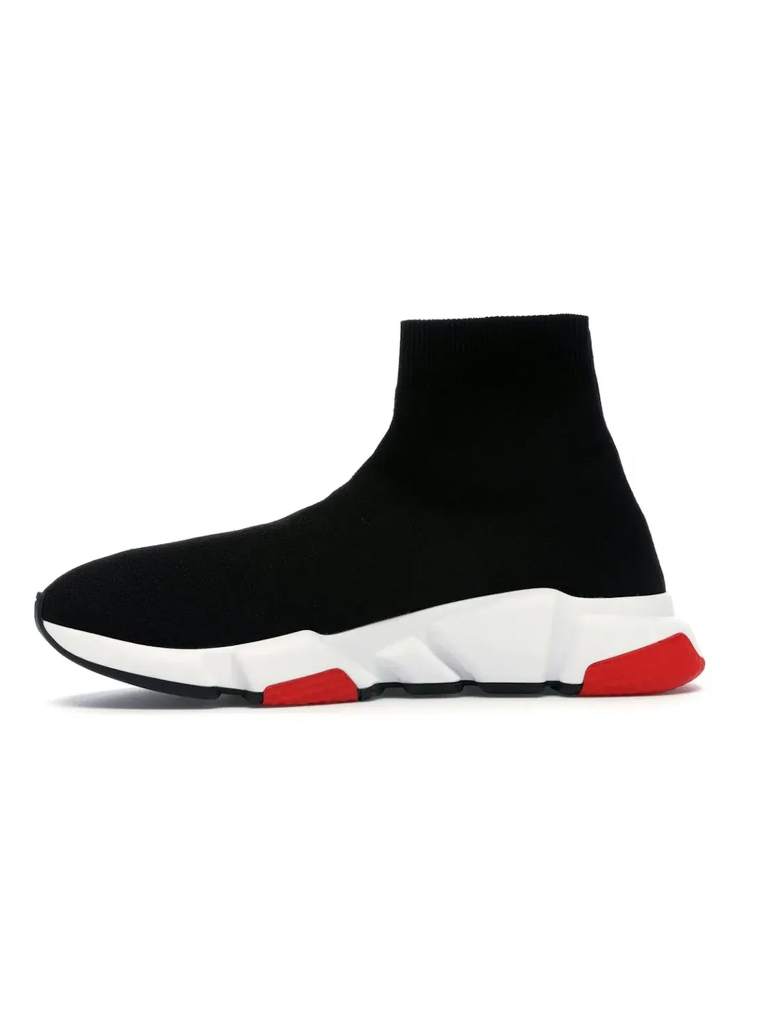 Кроссовки Balenciaga Speed Trainer, носковидный верх — изображение 3 из 4, черный/красный