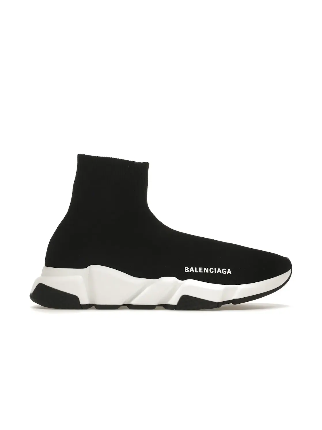 Кроссовки мужские Balenciaga Speed Trainer, с эластичным верхом — изображение 1 из 4, черный/белый