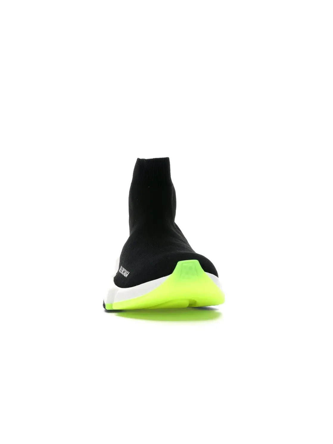 Кроссовки Balenciaga Speed Trainer с принтом — изображение 2 из 4, черный/белый-неоновый