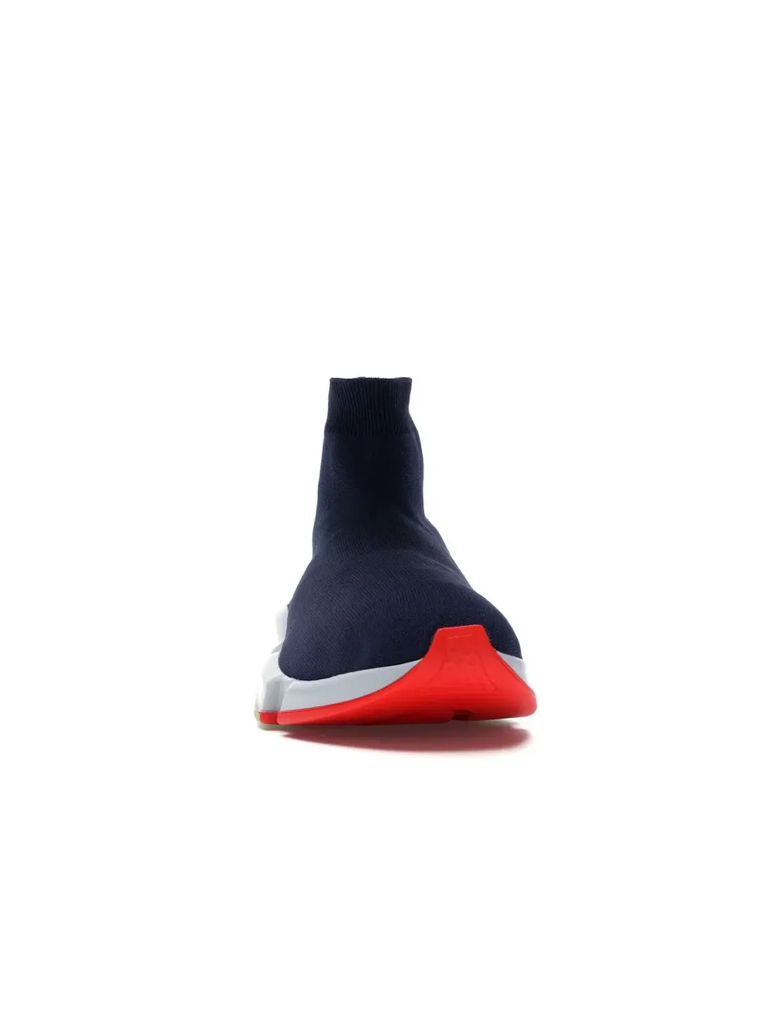 Мужские кроссовки с принтом Balenciaga Speed Trainer Balenciaga — изображение 2 из 4, синий/белый-оранжевый