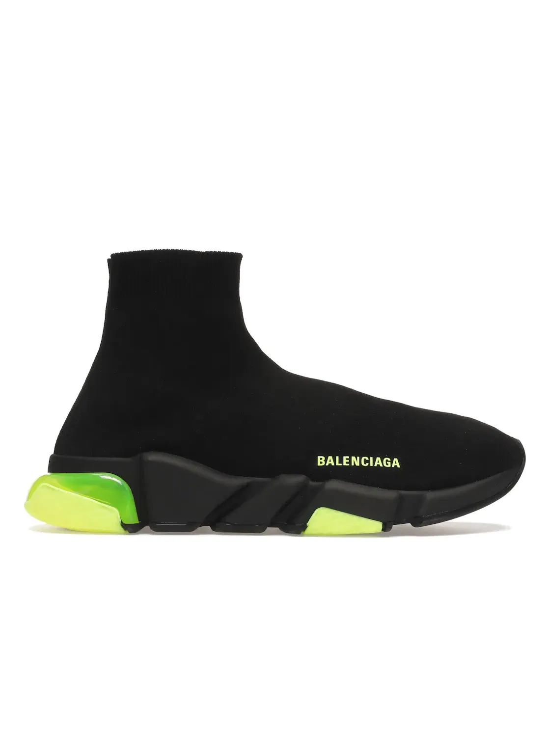 Мужские кроссовки с принтом Balenciaga Speed Trainer — изображение 1 из 4, желтый