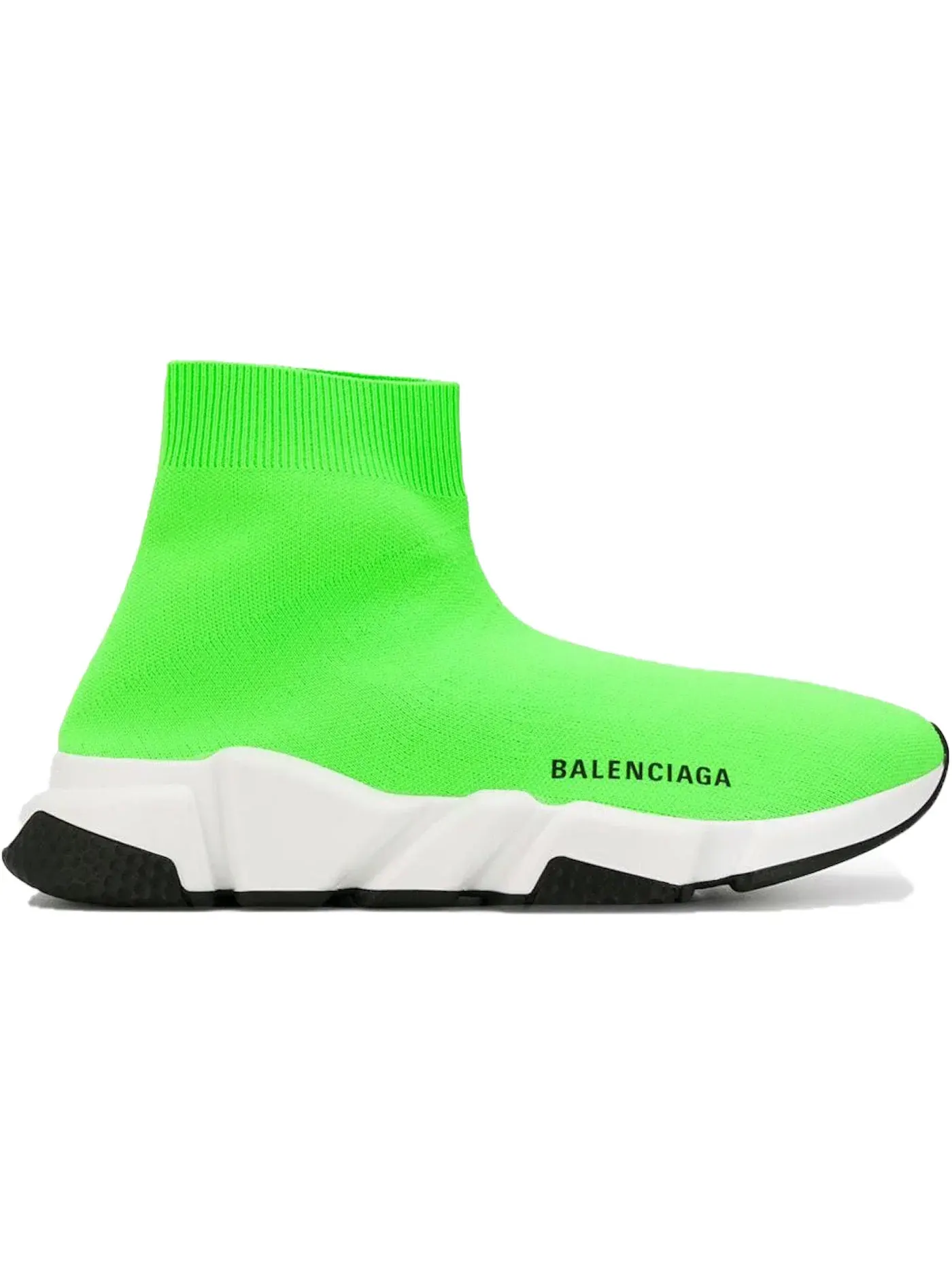 Кроссовки Balenciaga Speed Trainer с принтом — изображение 1 из 1, зеленый