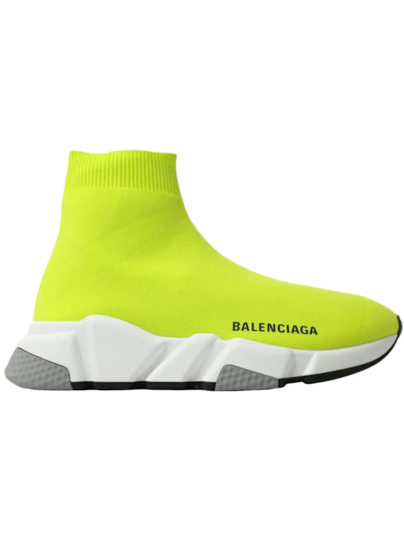 Кроссовки Balenciaga Speed Trainer унисекс с принтом — изображение 1 из 1, белый серый черный
