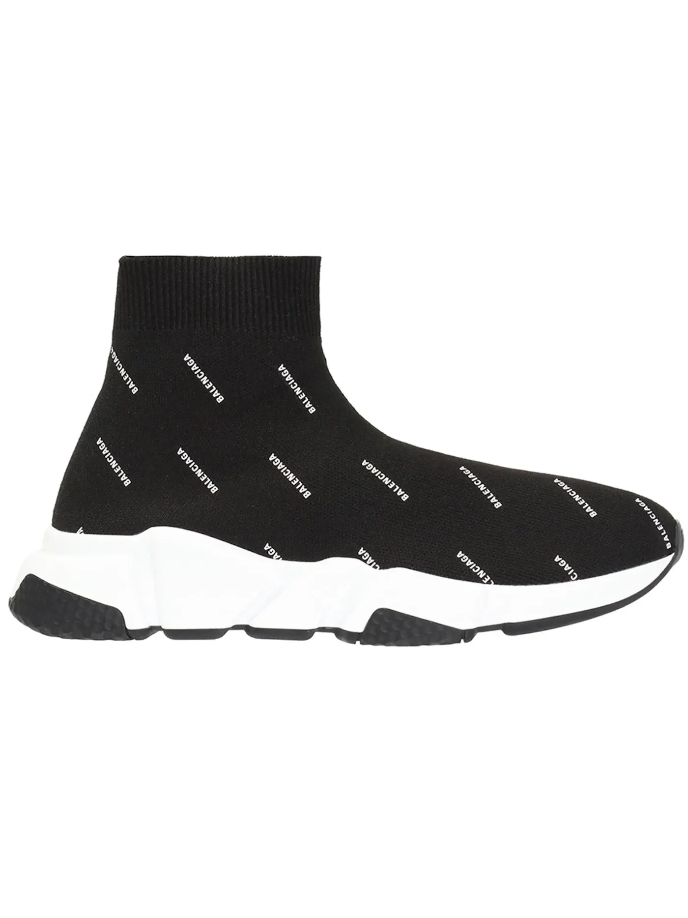 Кроссовки Balenciaga Speed Trainer с принтом — изображение 1 из 1, черный