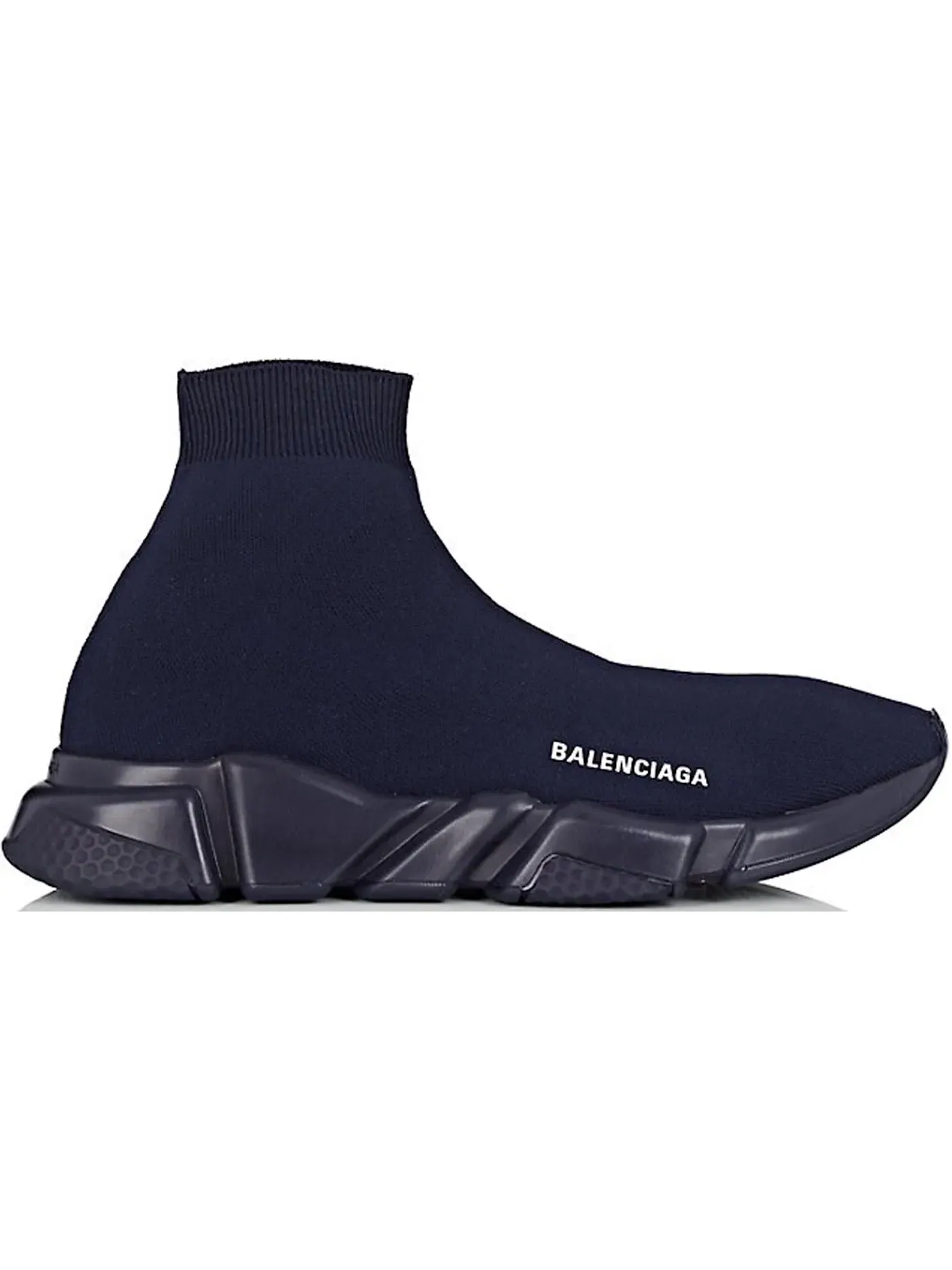 Кроссовки Balenciaga Speed Trainer, сетчатый верх, без шнурков — изображение 1 из 1, темно-синий