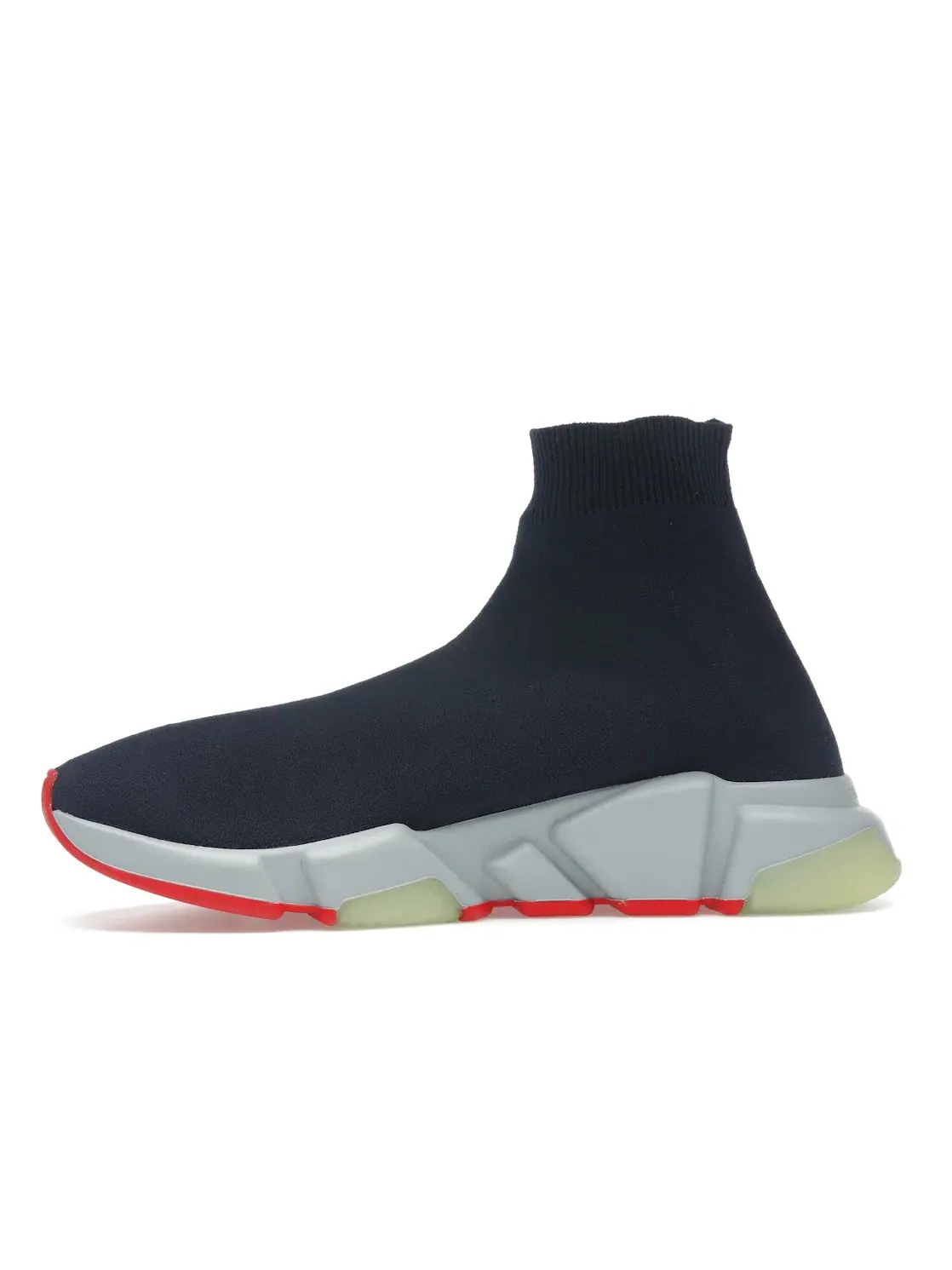 Кроссовки мужские Balenciaga Speed Trainer с принтом — изображение 3 из 4, темно-синий/красный