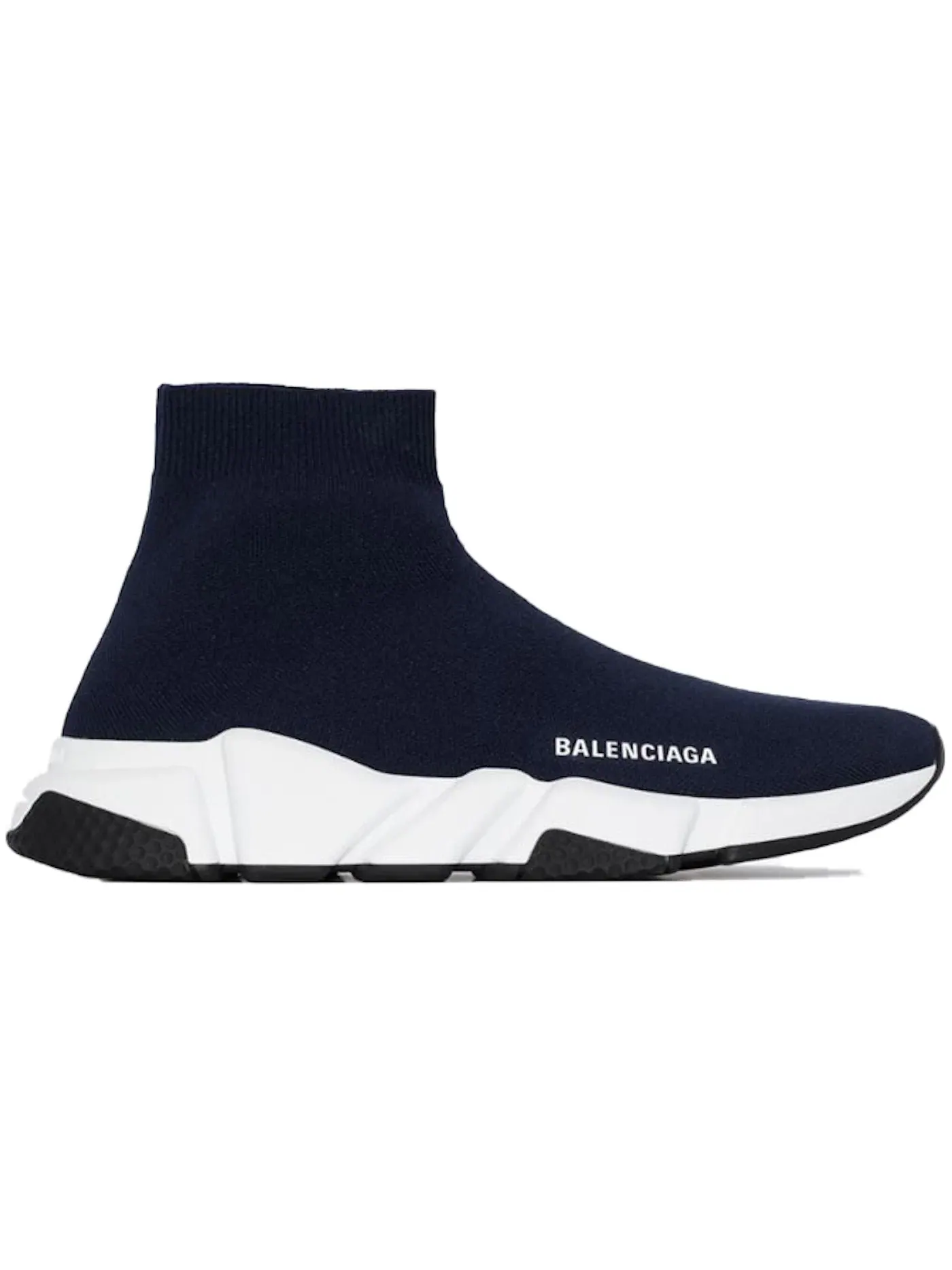 Кроссовки Balenciaga Speed Trainer с завышенной подошвой — изображение 1 из 1, темно-синий