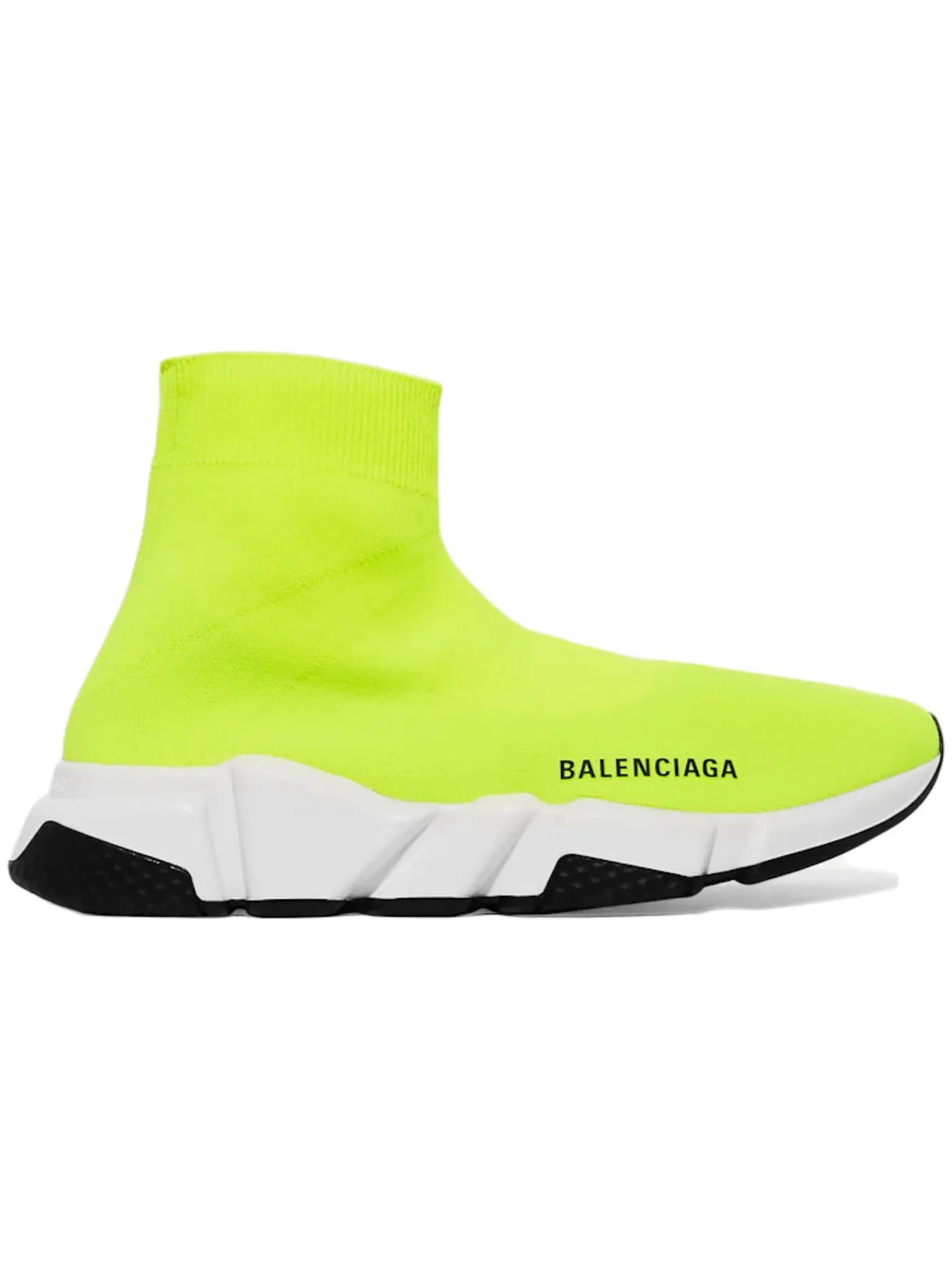 Кроссовки женские Balenciaga Speed Trainer, неоновый дизайн — изображение 1 из 1, желтый