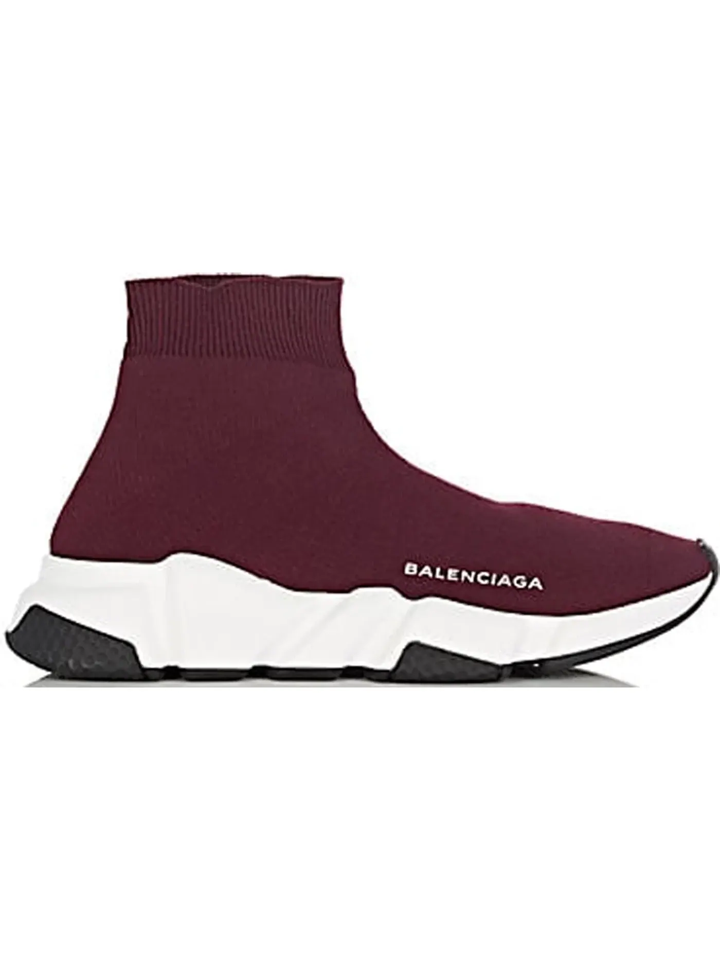 Кроссовки женские Balenciaga Speed Trainer с принтом — изображение 1 из 1, темно-сливовый