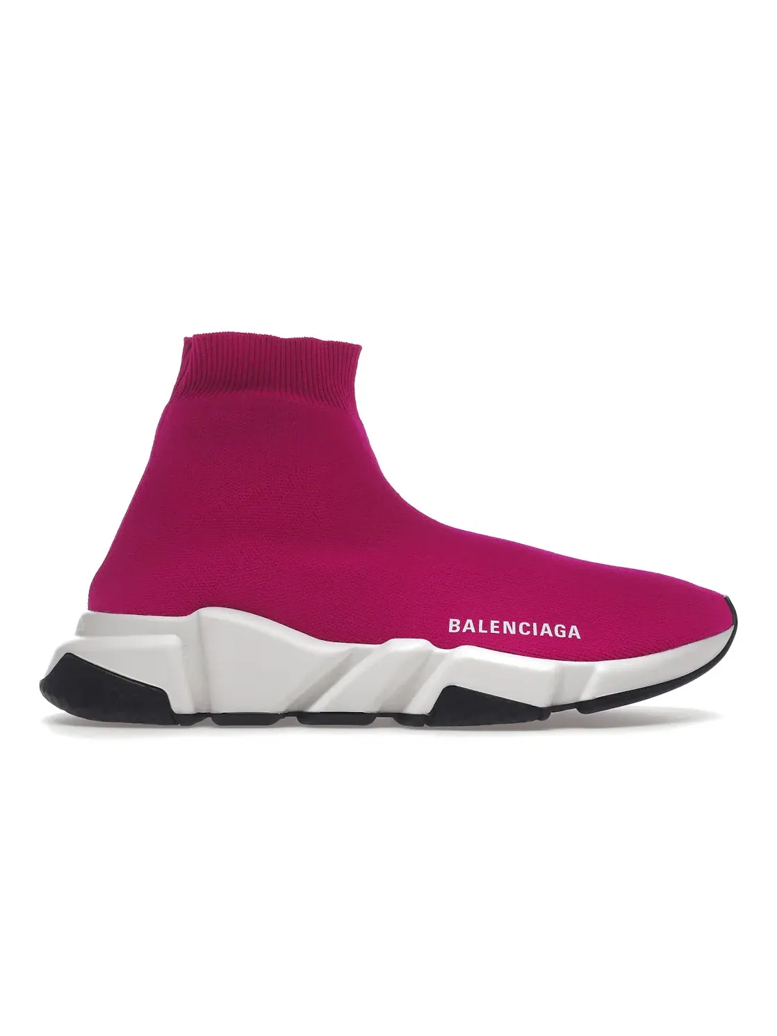 Кроссовки женские Balenciaga Speed Trainer с принтом — изображение 1 из 4, розовый