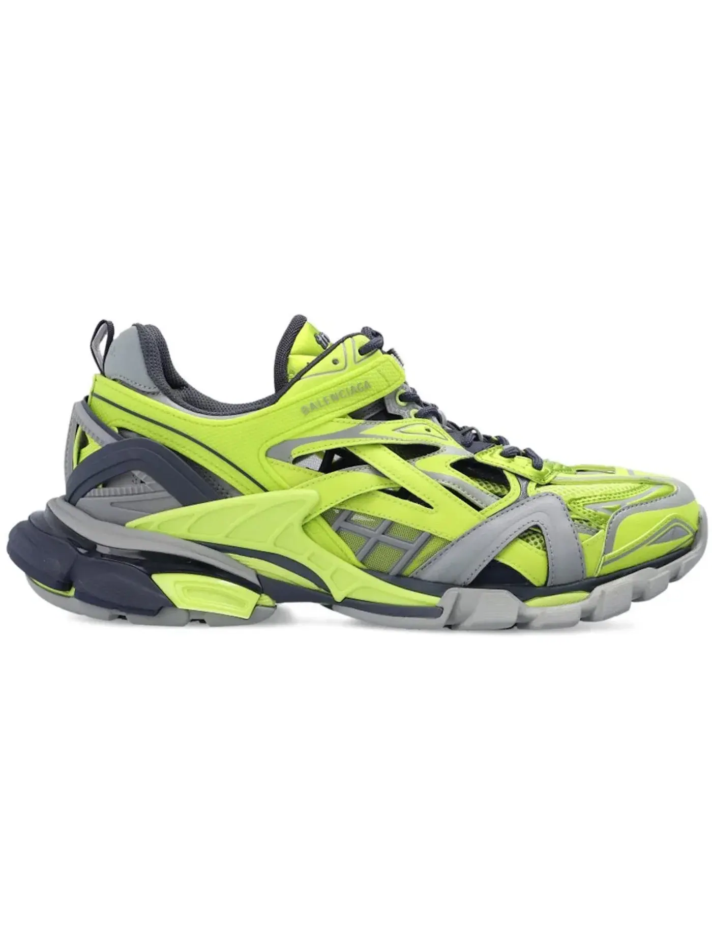 Кроссовки женские Balenciaga Track 2 Acid Green Grey Dark Grey — изображение 1 из 1, серый